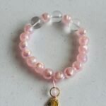 Pink Opal Glow Crystal Beaded Bracelet