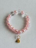 Pink Opal Glow Crystal Beaded Bracelet