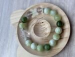 Green Jade Butterfly Beaded Bracelet - 画像 (4)